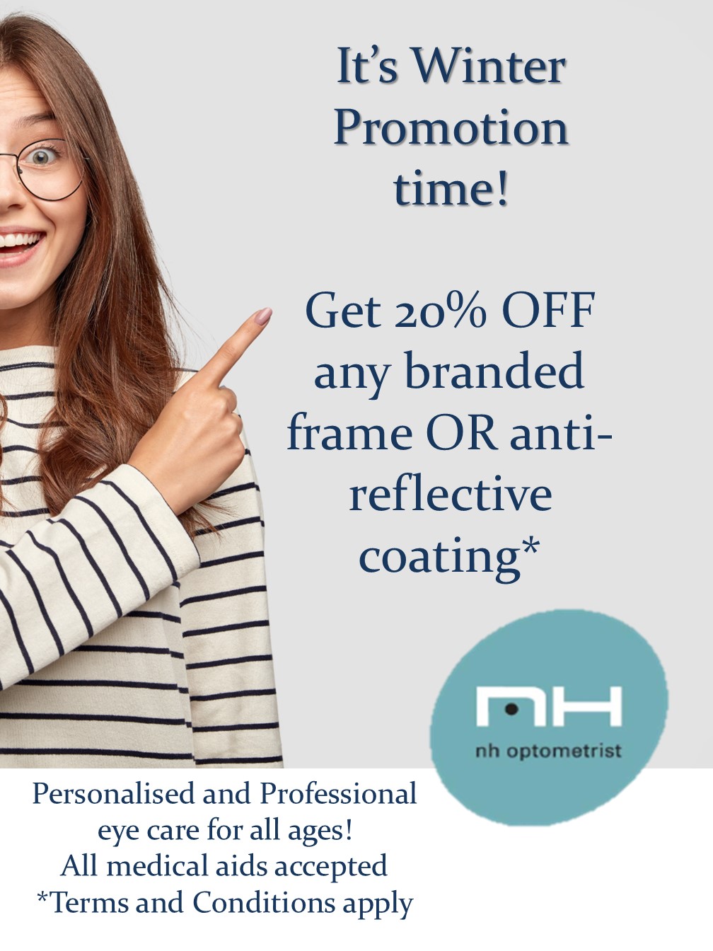 Winter Promo at NH Optometrist Plattekloof Cape Town